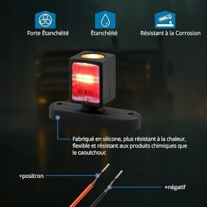 Ultimar Lampy postojowe wodoodporne z silikonową podstawą 2szt. 3