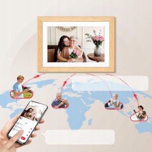 Ramka cyfrowa Denver Na Zdjęcia Feegar 10,1" 32Gb Frameo WIFI Ekran Dotykowy Filmy 11