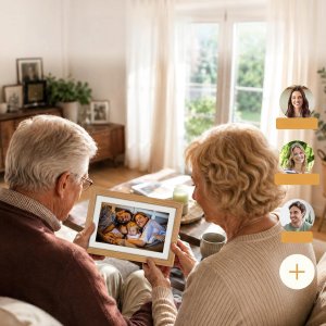Ramka cyfrowa Denver Na Zdjęcia Feegar 10,1" 32Gb Frameo WIFI Ekran Dotykowy Filmy 3