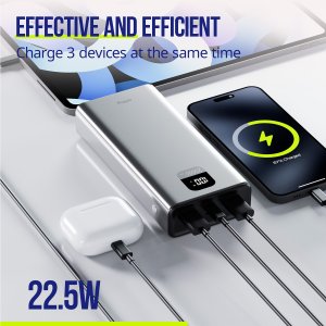 Allity Power bank APB-100 PD QC 22,5W 20000 mAh szary 5