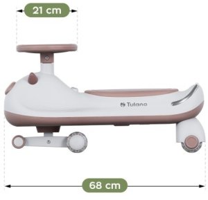 Ecotoys Jeździk dla dzieci grawitacyjny Focus 45 Grey (TN-FOCUS 45 GREY) 13