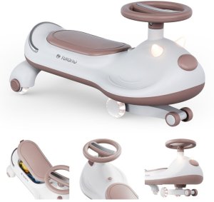 Ecotoys Jeździk dla dzieci grawitacyjny Focus 45 Grey (TN-FOCUS 45 GREY) 15