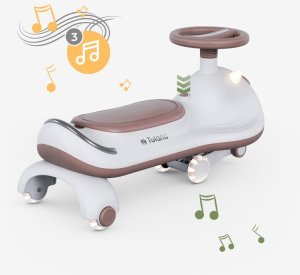 Ecotoys Jeździk dla dzieci grawitacyjny Focus 45 Grey (TN-FOCUS 45 GREY) 16