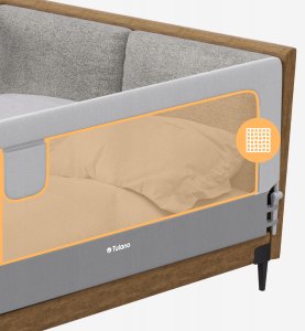 Aptel Barierka ochronna na łóżko Cover 30 White-Grey 200 cm (TN-COVER 30 WHITE-GREY) 7