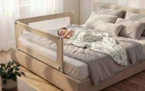 Aptel Barierka ochronna do łóżka Cover 44 Beige 140 cm (TN-COVER 44 BEIGE) 2
