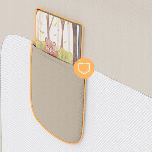 Aptel Barierka ochronna do łóżka Cover 44 Beige 140 cm (TN-COVER 44 BEIGE) 4