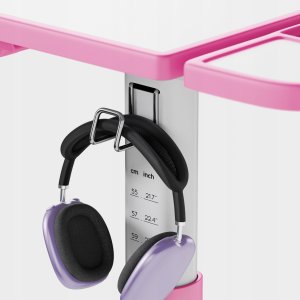 MarkAdler Biurko dziecięce regulowane Study 3.0 Pink 66 cm (MA-STUDY 3.0 PINK) 4