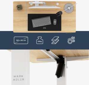 Biurko Mark Adler Elektryczne Leader 6.9 Craft 120 cm (MA-LEADER 6.9 CRAFT) 20