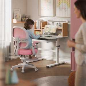 Meblar Ergonomiczne biurko dla dziecka Study 5.0 Wood 90 cm (MA-STUDY 5.0 WOOD) 3