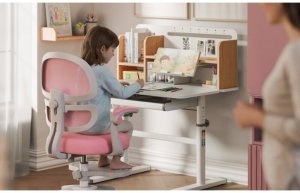 Meblar Ergonomiczne biurko dla dziecka Study 5.0 Wood 90 cm (MA-STUDY 5.0 WOOD) 9