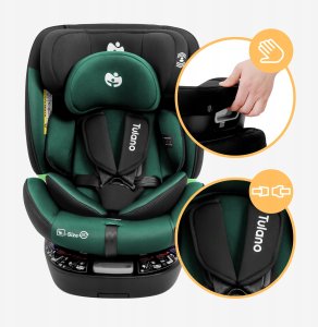 Fotelik samochodowy Recaro Obrotowy Loom 35 Black Green (TN-LOOM 35 BLACK-GREEN) 2