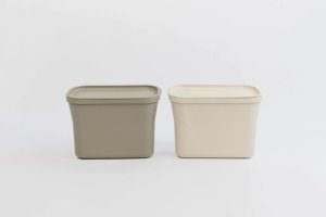 Kosz na śmieci Form-Plastic Wiszący pojemnik na bioodpady 27,5x14 cm kremowy Urbalive 3