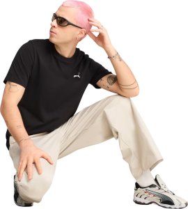 Puma Koszulka męska Wardrobe Ess Tee czarna 629644 01 L 5