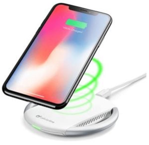 Ładowarka Cellularline Uniwersalna bezprzewodowa podkładka 7,5W z zasilaczem (WIRELESSPADIPHW) 3
