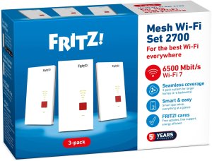 Access Point fritz! Mesh Set 2700 Wzmacniacz sieciowy 6448 Mbit/s Biały (20003139) 2