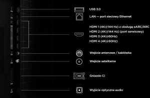 Telewizor TCL 65A400 QLED 65" 4K Ultra HD 2