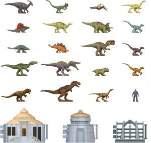 Kalendarz adwentowy Mattel Jurassic World Minis Wyspa Dinozaurów (JLD23) 2