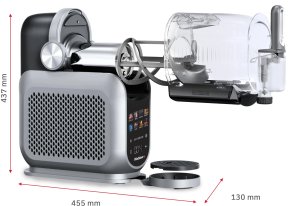 Maszynka do lodów Webber Maszyna do Slushy Lodów Włoskich Granity Pro 1,8 L 220 W 8 Prgramów (05WSM7PRO) 3