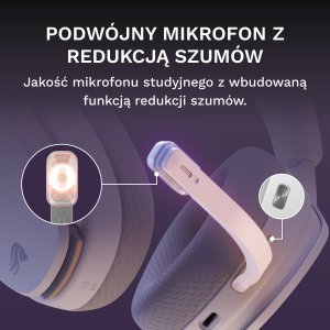 Słuchawki Glorious GHS Wireless InfinitePlay Białe (GLO-A-5-PC-WHT) 7