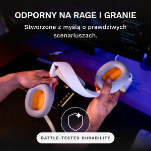 Słuchawki Glorious GHS Wireless InfinitePlay Białe (GLO-A-5-PC-WHT) 9