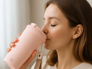 xxxxxxxxxxxxxxxx Verk Group (Verk) Kubek samomieszający 350ml stalowy termos na zimne i gorące napoje z smyczą i USB 8