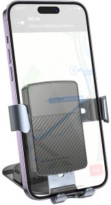 Borofone Uchwyt samochodowy BH119 grawitacyjny czarny 2