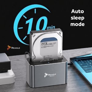 Stacja dokująca Reagle Dysków HDD SSD 2,5" 3,5" SATA USB 3.0 5Gbps obudowa dysku 9