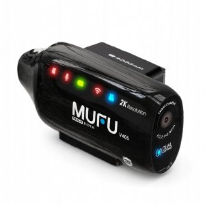 Wideorejestrator MUFU Motocyklowy V40S (2k) przód + tył (8h) + akcesoria (4711148726139) 2