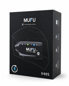Wideorejestrator MUFU Motocyklowy V40S (2k) przód + tył (8h) + akcesoria (4711148726139) 3