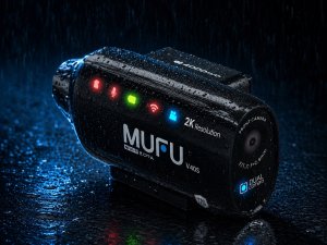 Wideorejestrator MUFU Motocyklowy V40S (2k) przód + tył (8h) + akcesoria (4711148726139) 8