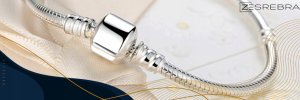 Ivybands Bransoletka modułowa do charms beads srebro pr 925 5mm srebrna 5