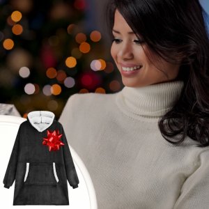 Colour Pleasure Bluza koc oversize ciepła gruba XXL kocobluza szlafrok duża gramatura 810g 4