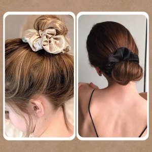 WTM GUMKI DO WŁOSÓW MINI SCRUNCHIES 6 SZT GUMKA ZESTAW FROTKI KUCYKI gumeczki 7