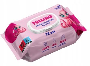 Alg Pharma Chusteczki nawilżane dla dzieci Tullino 72szt wet wipes dla niemowląt baby 2