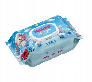 Alg Pharma Chusteczki nawilżane dla dzieci Tullino 120szt wet wipes dla niemowląt baby 2