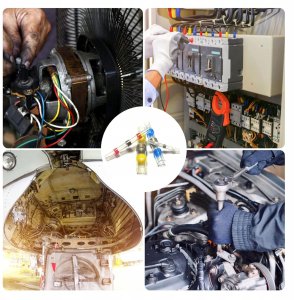 Aptel Koszulki z Lutem Termokurczliwe z Cyną Szybkozłączka z Klejem Zestaw 150szt 6