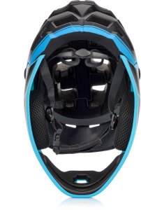 Meteor Kask rowerowy full-face Hydra L 58-61 cm czarny/niebieski (17899) 2