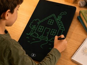 Tablet Verk Tablet graficzny do rysowania i pisania znikopis tablica 16" cala z rysikiem i ekranem LCD 9