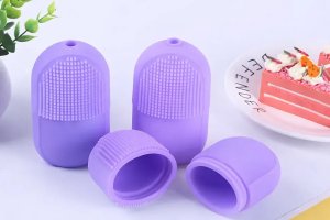 Verk Masażer lodowy Ice Roller do twarzy silikonowy łagodzący wygładzający 2