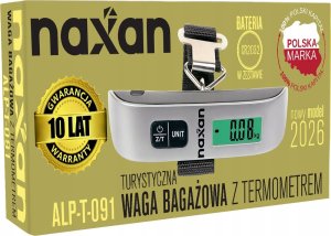 Pako Waga bagażowa Naxan hakowa turystyczna 10g - 50kg z termometrem ALP-T-091 (5906142982226) 8