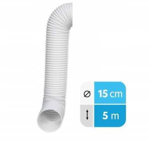 Warmtec Rura do klimatyzatora przenośnego lewoskrętna (fi15cm) - 5m (5905805851299) 3