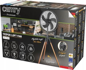 Wentylator Camry Na statywie Loft 40cm / 16 CR 7329 (5906142985494) 5