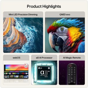 Telewizor LG 75QNED87B3A QNED 75'' 4K Ultra HD WebOS 26 2