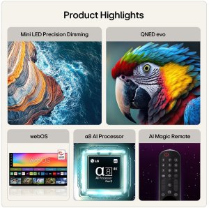 Telewizor LG 50QNED87B3A QNED 50'' 4K Ultra HD WebOS 26 2