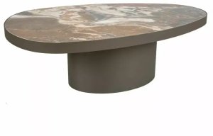 DKD Home Decor Ława GUSTO A Ceramic 118x73 brąz Patagonia (GUSTOABRMI118) 3
