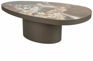 DKD Home Decor Ława GUSTO A Ceramic 118x73 brąz Patagonia (GUSTOABRMI118) 5
