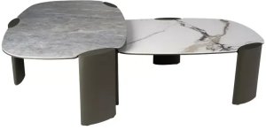 DKD Home Decor Ława ceramiczna ADORO A CERAMIC 118x75 szary GRIGIO (ADOROASZMI118) 11