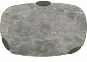 DKD Home Decor Ława ceramiczna ADORO A CERAMIC 118x75 szary GRIGIO (ADOROASZMI118) 2