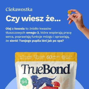 Dermapharm TrueBond 8w1 kompletne wsparcie suplement dla psa 60 kęsów / 240g 6