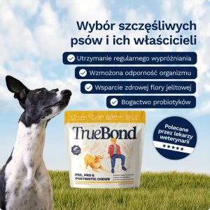 Orion Pharma TrueBond Pre Pro & Postbiotic Chews - Zdrowy Brzuszek - 60 kęsów / 240g 3